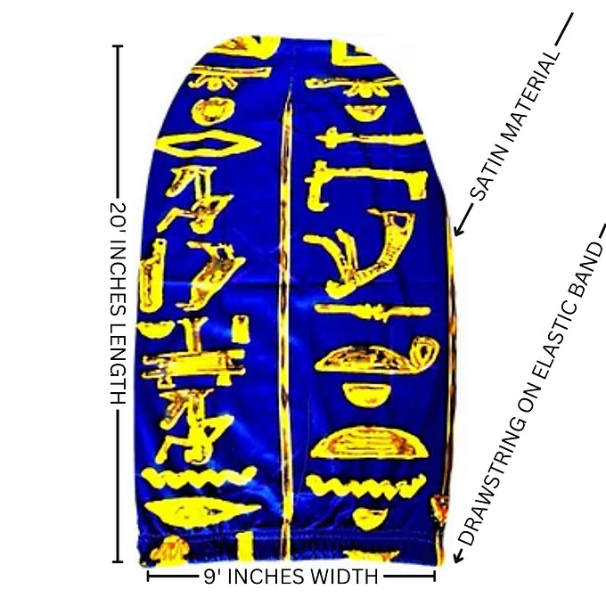 Royal Purple & Yellow Loc Cap