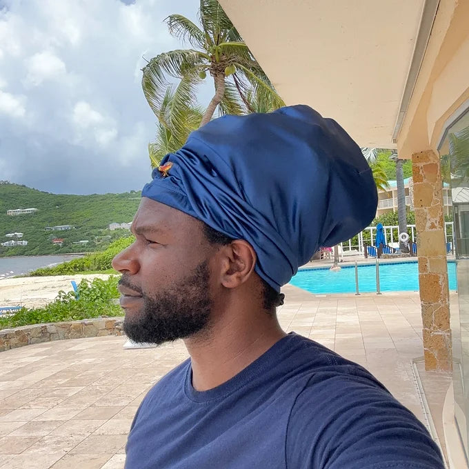 Solid Blue Loc Cap