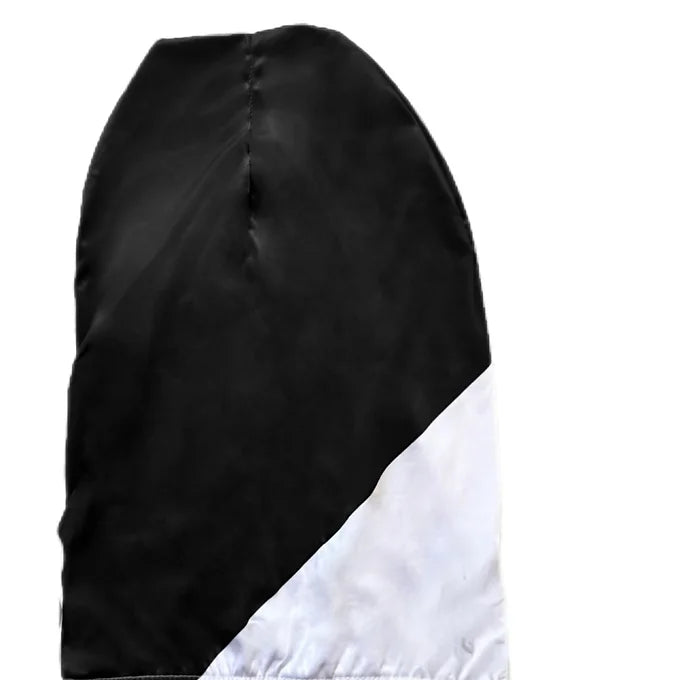 Black & White Loc Cap