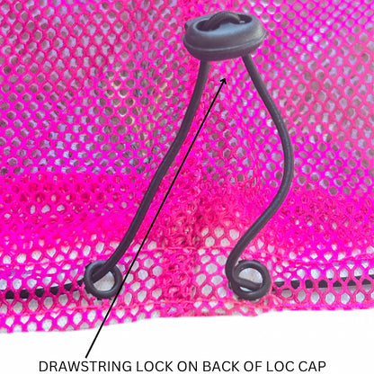 Pink Mesh Cap -Extended Length