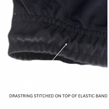 Solid Black - Extended Length Loc Cap