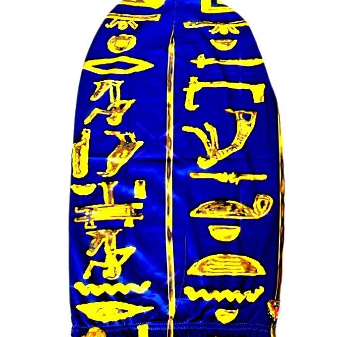 Royal Purple & Yellow Loc Cap