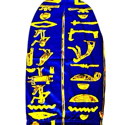 Royal Purple & Yellow Loc Cap