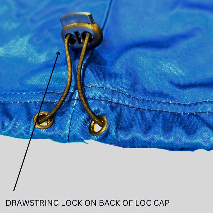 Solid Blue Loc Cap