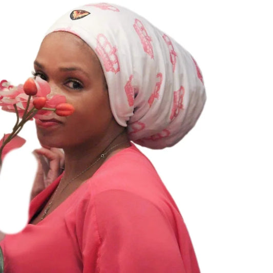 Pink Crown Loc Cap