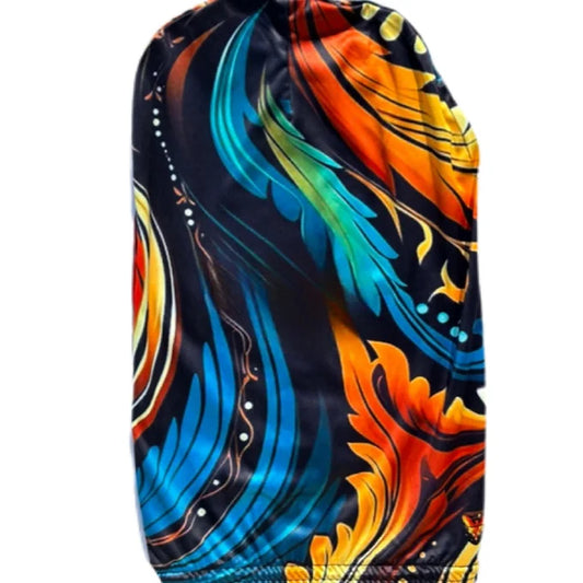Multi Colored Swirl Loc Cap